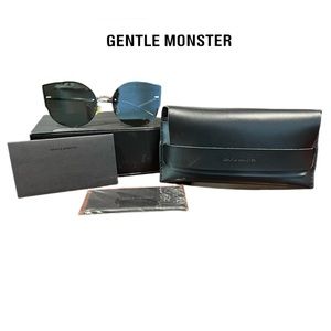 Gentle Monster Cat Eye Stainless Steel Sunglasses